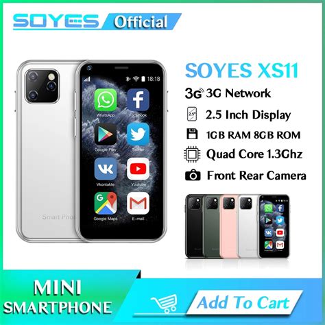 Soyes Xs Xs11 7s 4g Lte Android Mini Smartphone Quad Core Dual Sim Wifi Unlock Small Mobile