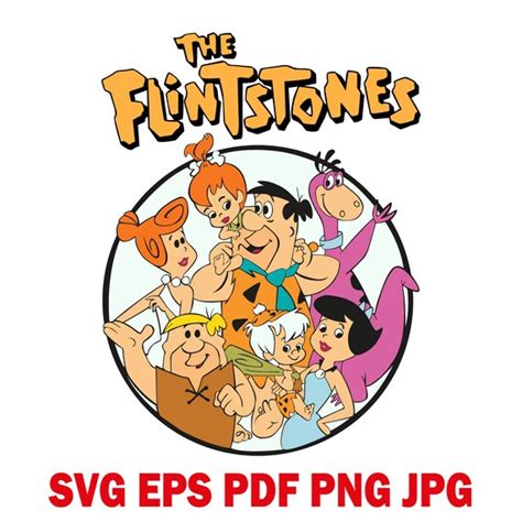 Flintstones Logo The Flintstones Clipart The Flintstones Logo Svg Digital Liferisife