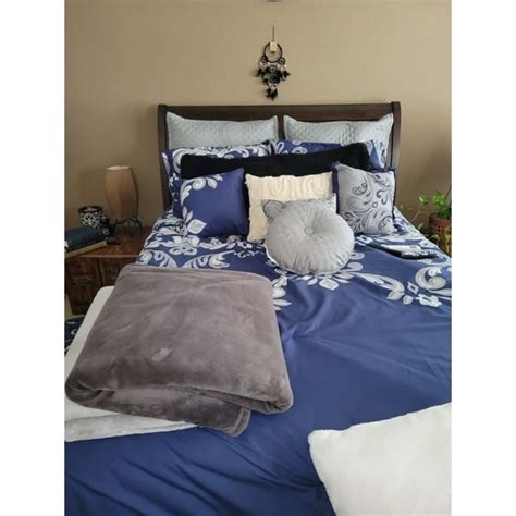 Style 212 Dolce Navy 10 Piece Comforter Set On Sale Bed Bath