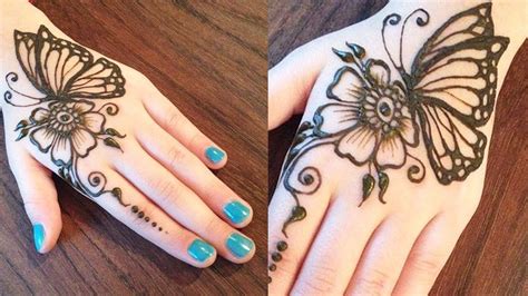 Henna Design Butterfly