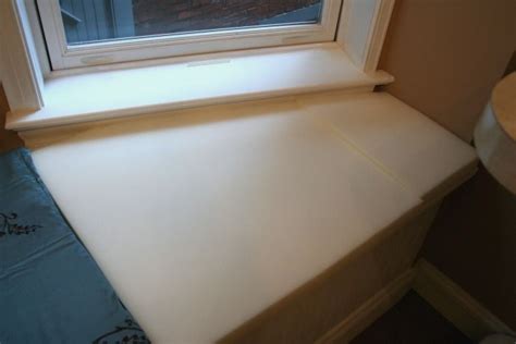 How To Make No Sew Window Seat Cushions Craft Room Update Window