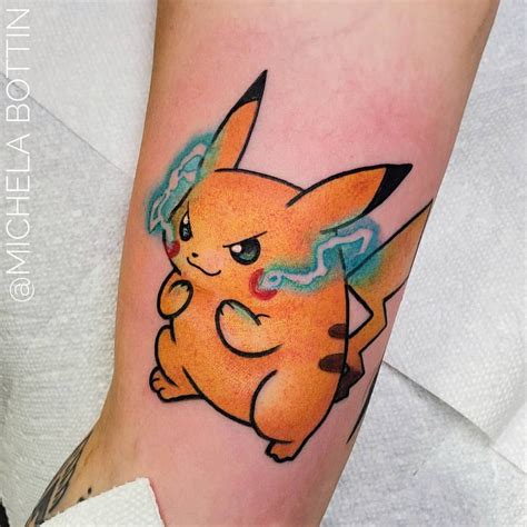 Pikachu Tattoo Pikachu Tattoo Pokemon Tattoo Tattoos