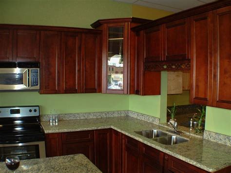 Cherry cabinet kitchen remodel | northern home improvement. Cabinet Design | Kitchen cabinet color schemes, Kitchen ...