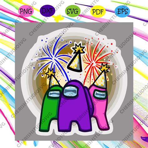 Birthday Among Us Svg 1637 Popular Svg File Free Svg Design Images