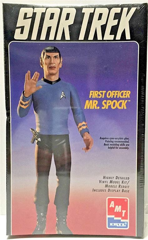 Star Trek First Officer Mr Spock Amtertl Model Kit Toys
