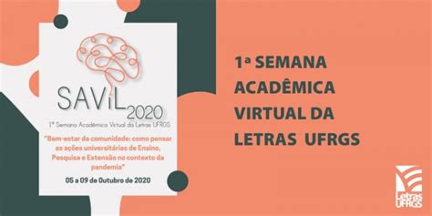 Semana Acadêmica Virtual Da Letras Ufrgs Instituto De Letras