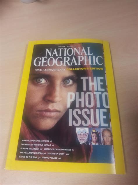 National Geographic Magazine ~ October 2013 ~ 125th Anniversary Collectors Edition ~ The Photo