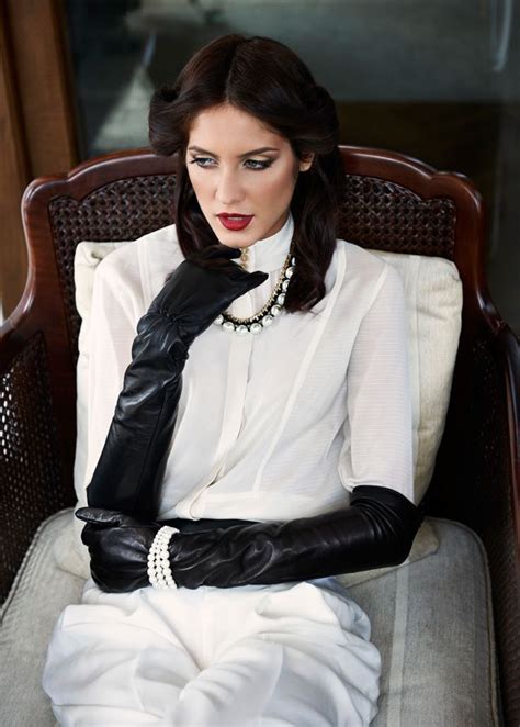 Janeyegerton Elegant Gloves Leather Gloves Glamorous Outfits