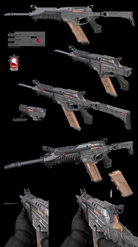 Kris Thaler Cyberpunk2077 Assault Rifle