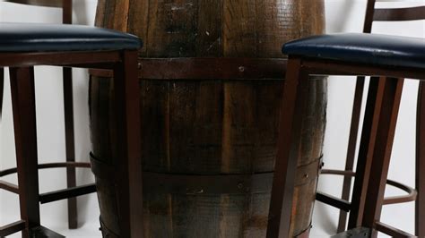 Your cart is currently empty. Jack Daniels Whiskey Barrel Bar And 4 Stools 38x38x41 ...
