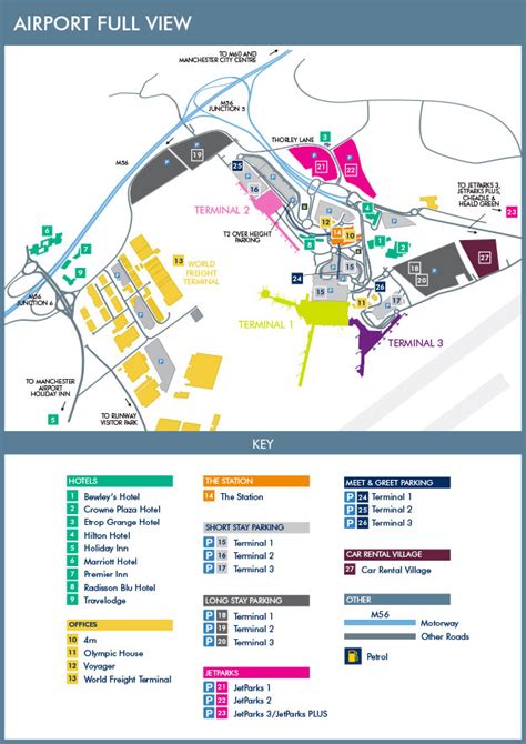 Layout Manchester Airport Plan