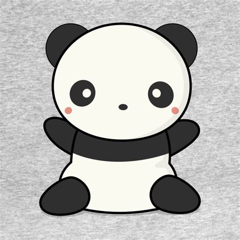 Lovely Cute Kawaii Panda Wants To Hug Panda Crewneck Sweatshirt