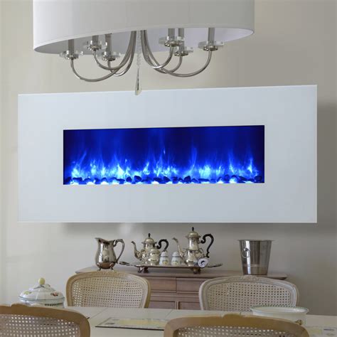 Miami Led Wall Mounted Electric Fireplace And Reviews Allmodern