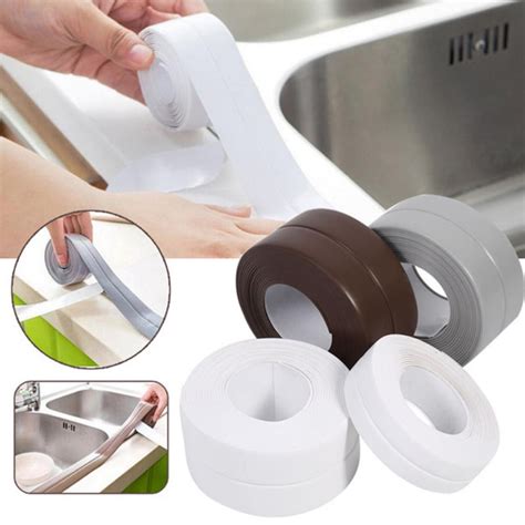 Bath And Kitchen Caulk Tape Sealant Strip Pvc Self Adhesive Tub And Wall Sealing Tape Caulk