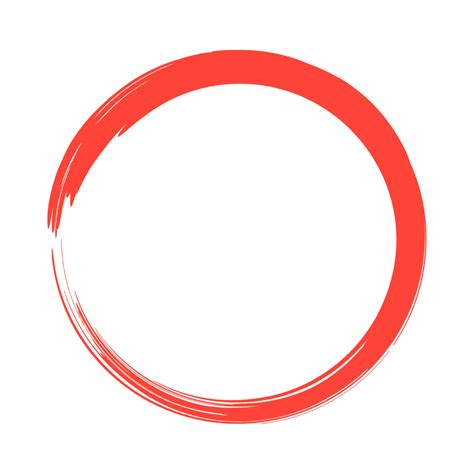 Círculo Gráfico Rojo Png Transparente Stickpng