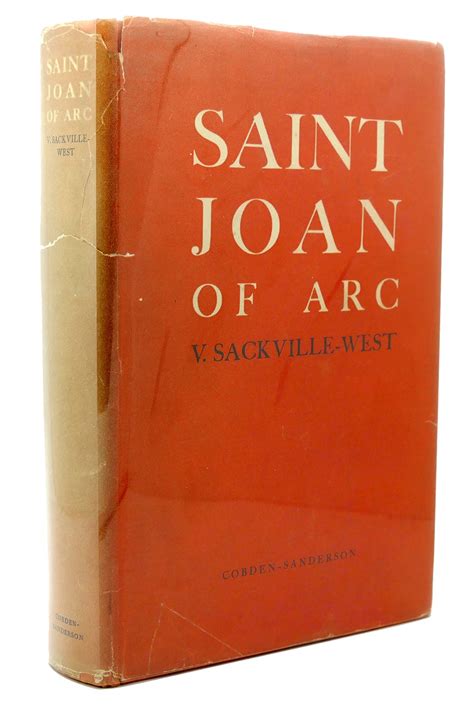 Saint Joan Of Arc V Sackville West First Edition First Printing