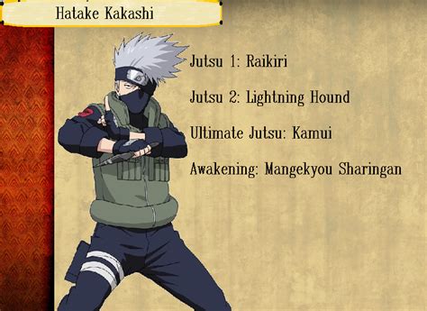 Imagen Jutsus De Kakashi Hatakepng Naruto Wiki