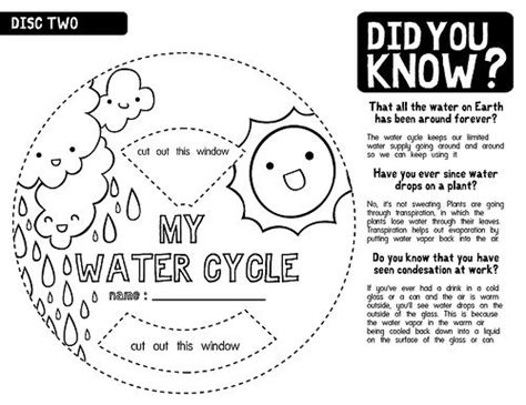 Water Cycle Worksheet For Kindergarten Diy Color Burst