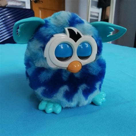 Furby Boom Blue Wave 2012 With Free Plush Stuffed Toy Hobbies And Toys