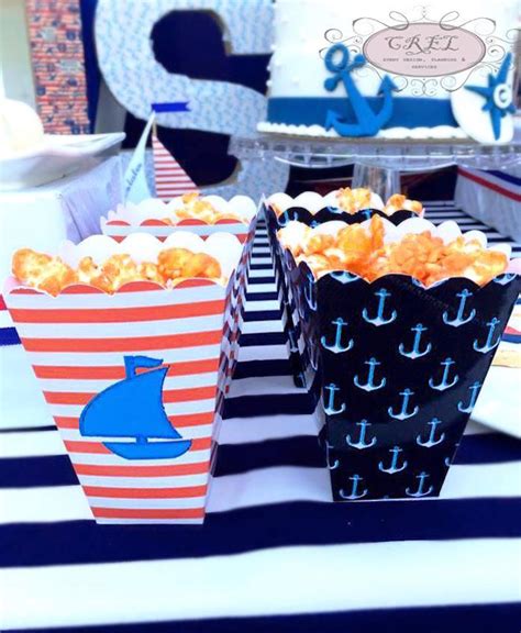 Kara's Party Ideas Nautical themed 1st birthday party via Kara's Party