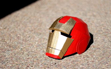 Iron Man Helmet Iron Man Helmet Cardboard Wrnking Flickr