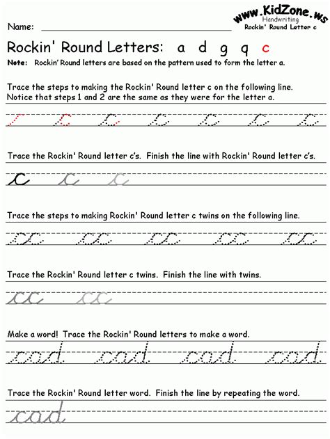 Cursive Writing Joining Letters Worksheets Writing Worksheets