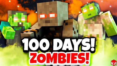 100 Days Zombie Apocalypse By Ka Studios Minecraft Marketplace Map