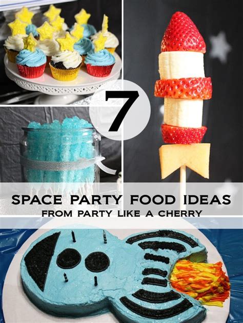 Space Party Food Ideas And Printables Party Like A Cherry Space Party