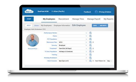 Employee Records Management Onepoint Hcm