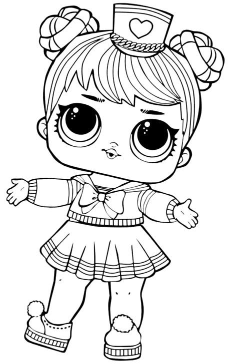 Lol Surprise Dolls Coloring Lol Colouring Pages Thekidsworksheet