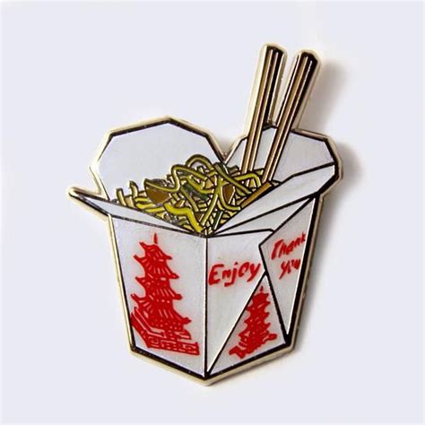Chinese food boxes are primarily used as a take out container in many chinese restaurants. @federxca (With images) | Chinese food, Enamel pins ...