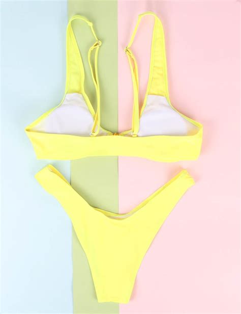 Yellow Sexy Summer Women Bikini Set Ohyeah