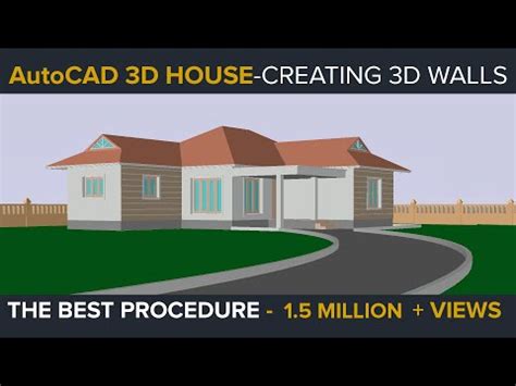One last bit of info before we get back to cad stuff. AUTOCAD 3D HOUSE PART1 - MAKING 3D WALLS - YouTube