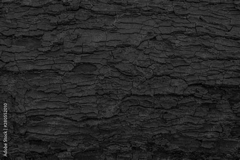 Burnt Wooden Texture Background Rough Black Wood Surface Caused By
