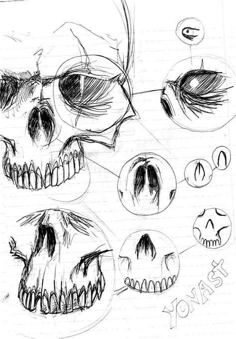 Quieres aprender a dibujar en este género? Tutorial como dibujar cráneos(pasos) | Dibujos, Bocetos ...