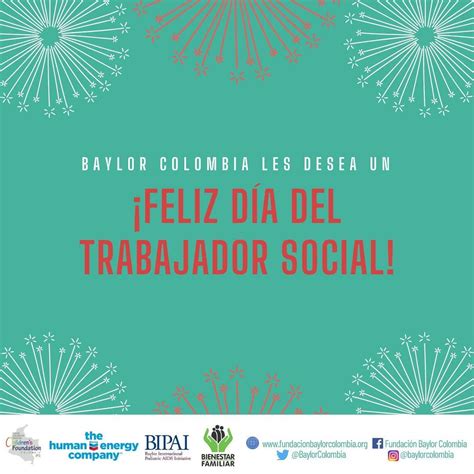 Feliz DÍa Del Trabajador Social Fundación Baylor Colombia