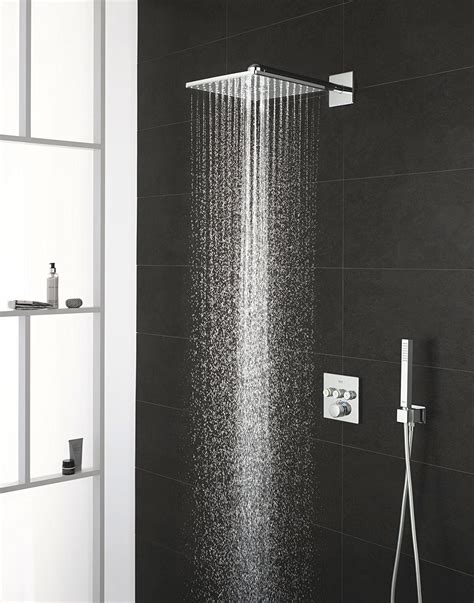 Grohe Smart Control 3 Way Chrome Square Shower Set