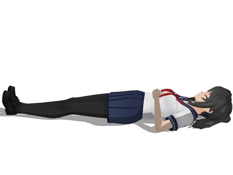 Yandere Chan Laid Out 1 By Minexlaggante1 On Deviantart