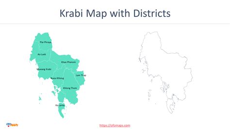 Krabi Map Of Thailand Ofo Maps