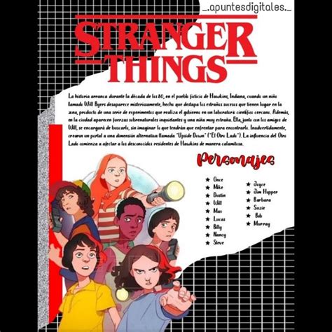 Apunte De Stranger Things 📺 Separadores De Libros Originales Libros