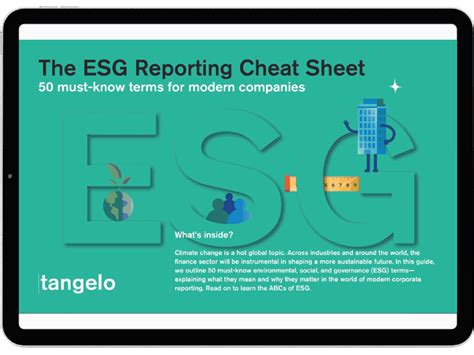 The Esg Reporting Cheat Sheet