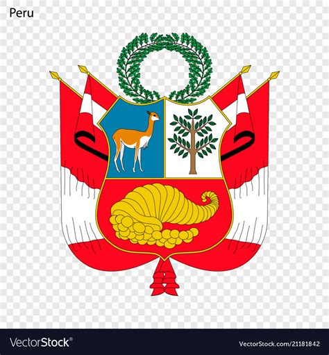 Peru Flag Emblem