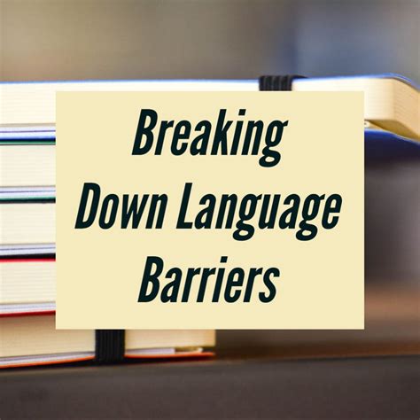 Breaking Down Language Barriers Tfd Supplies