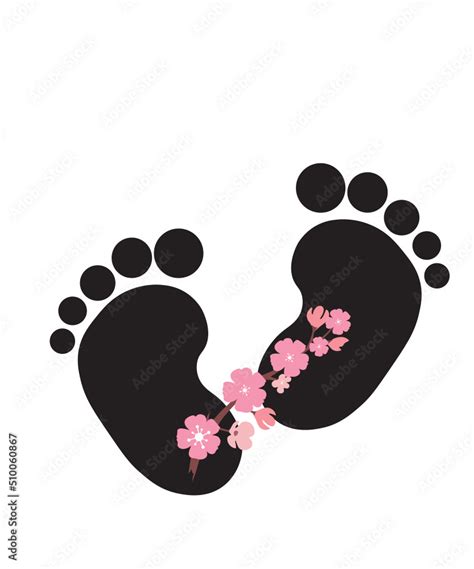 Baby Feet Svg Baby Footprint Svg Baby Feet Silhouette Sexiz Pix