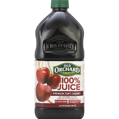 Old Orchard® 100 Premium Tart Cherry Juice 64 Fl Oz Bottle Fruit