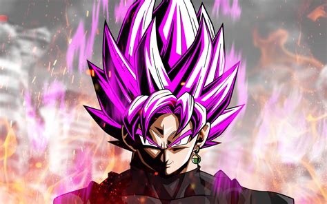 Download Goku Black Pfp Purple Hair Super Saiyan Wallpaper