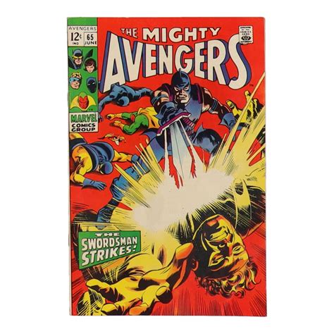 1969 The Avengers Issue 65 Marvel Comic Book Pristine Auction