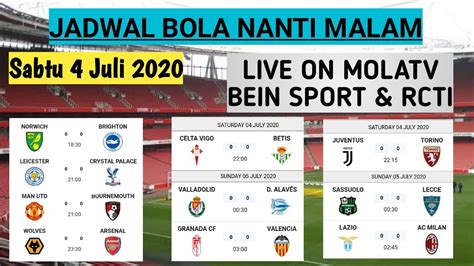 Armenia vs albania 23.00 wib: JADWAL BOLA MALAM INI | Sabtu 4 Juli 2020 - YouTube
