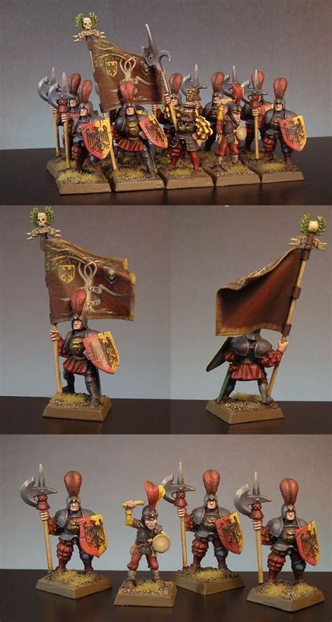 Empire State Troops With Halberds X10 Master Painted Fantasy
