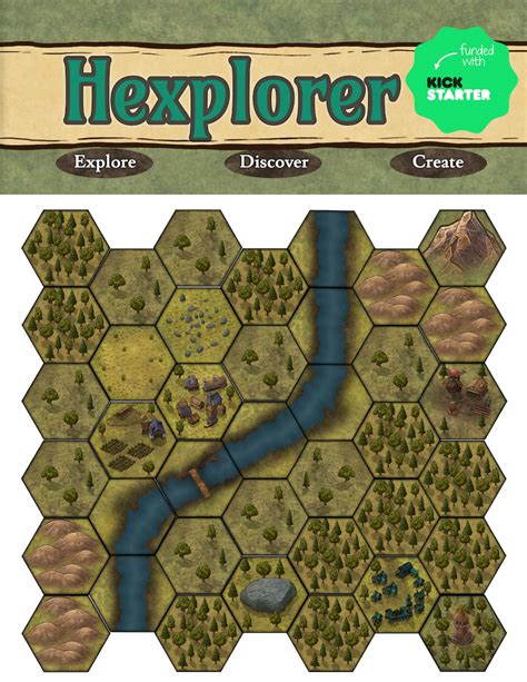 Hexplorer Digital Hex Map Tiles Headless Hydra Press